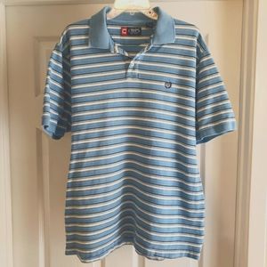 Chaps Men's Striped Short Sleeve Polo Shirt - Size XL GUC